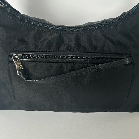 Authentic Prada Black Nylon Shoulder Bag - Picture 15 of 16
